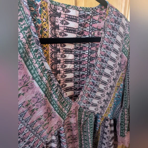 SHEIN Multicolor Boho Mini Dress - Picture 2 of 8